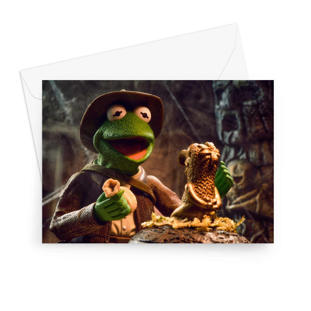 Miniverse - Indiana the Frog - Greetings Card