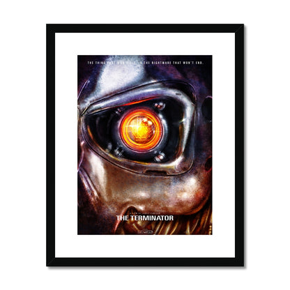 Terminator Alternate Movie Poster Art Framed & Mounted Print