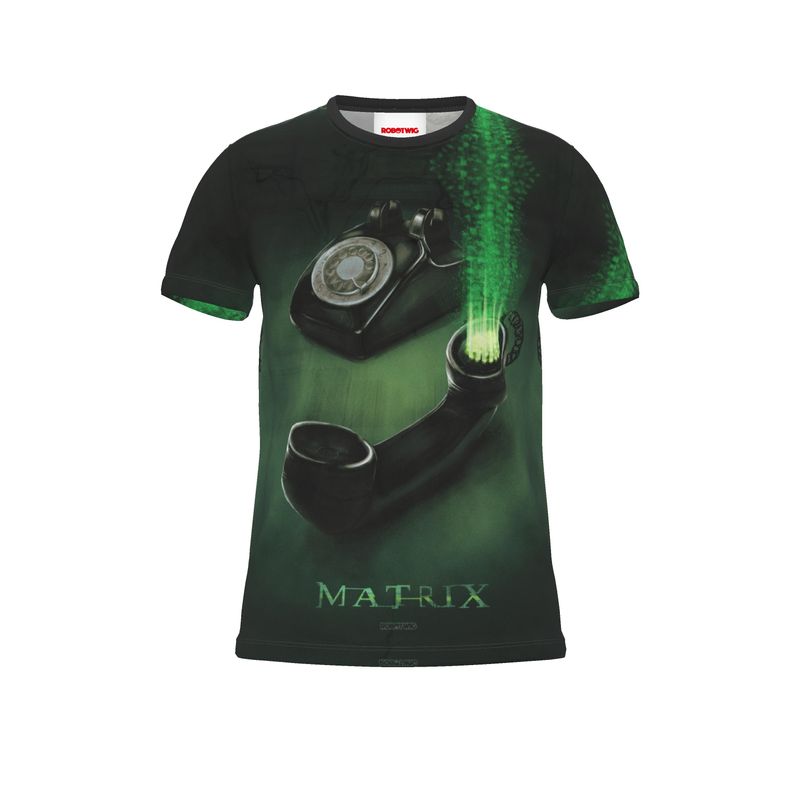 Matrix Pattern - Cut And Sew All Over Print T Shirt