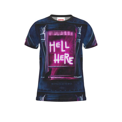Hell Here Pattern - Cut And Sew All Over Print T Shirt