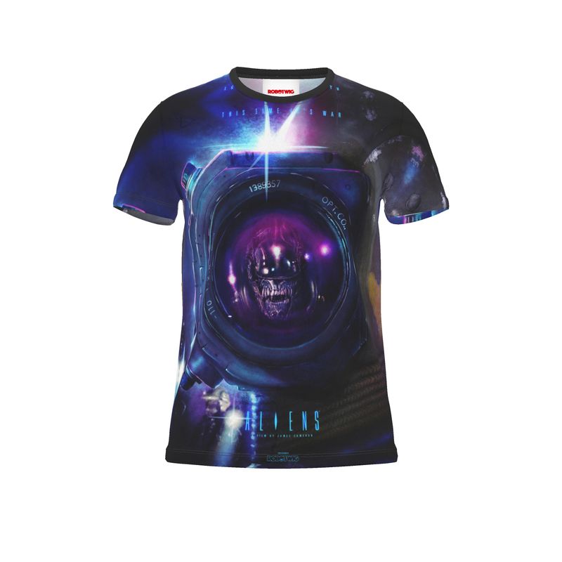 Aliens - Cut And Sew All Over Print T Shirt