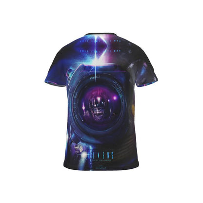 Aliens - Cut And Sew All Over Print T Shirt