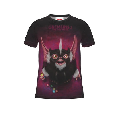 Gremlins Stripe - Cut And Sew All Over Print T Shirt
