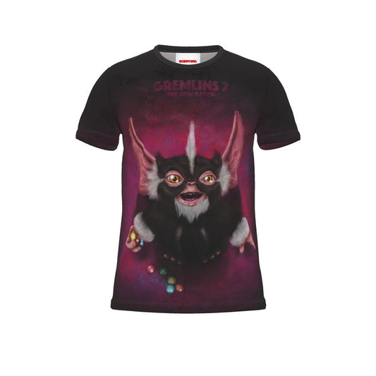 Gremlins Stripe - Cut And Sew All Over Print T Shirt