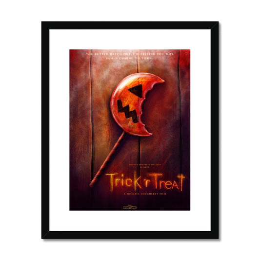 TrickrTreat Alternate Movie Poster Art Framed & Mounted Print