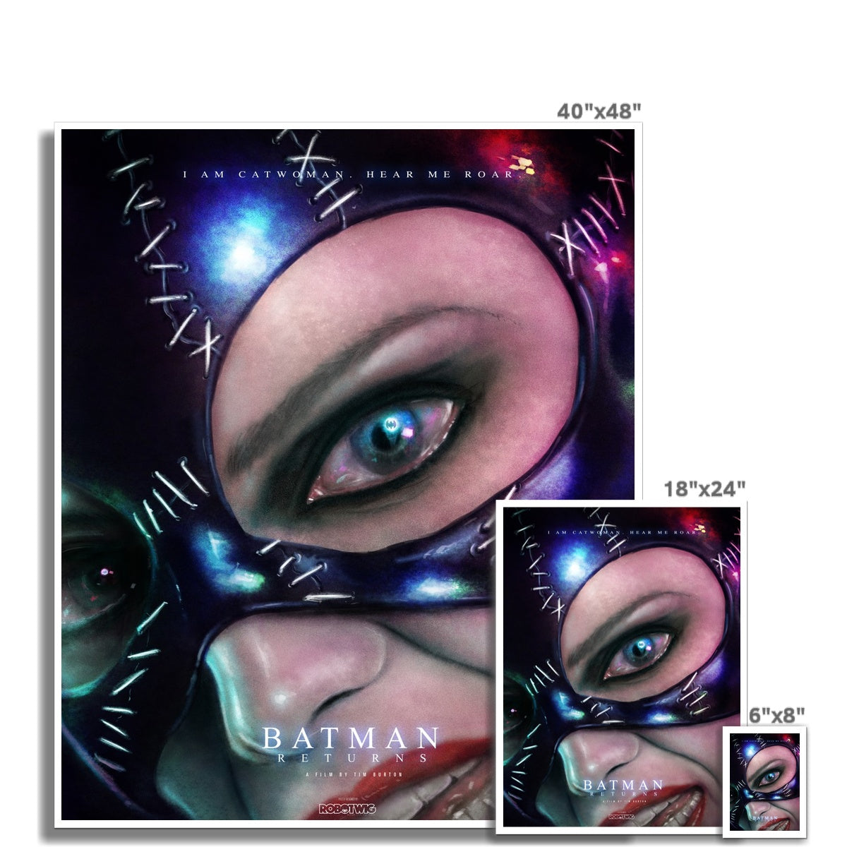 Catwoman Alternate Movie Poster Art Fine Art Print