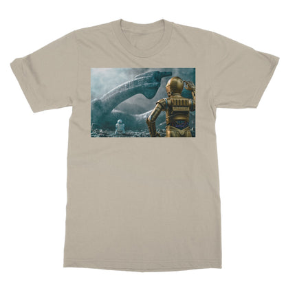 No More Adventures Illustrated Tee Softstyle T-Shirt