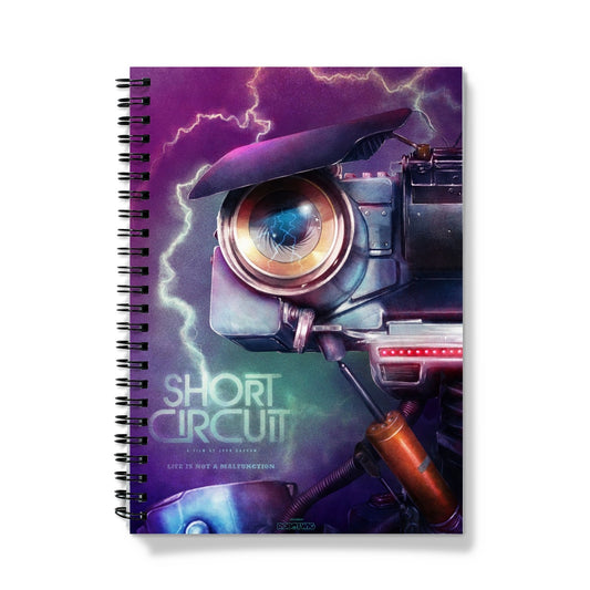 Short Circuit Alternate Movie Poster Art Notebook