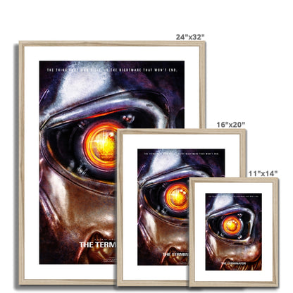 Terminator Alternate Movie Poster Art Framed & Mounted Print