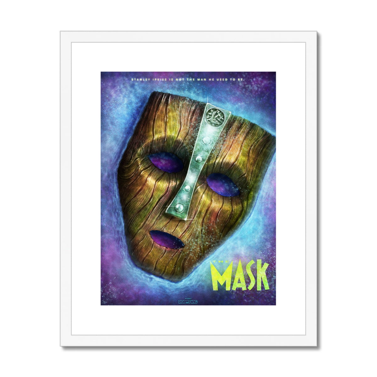 Mask Alternate Movie Poster Art Framed & Mounted Print