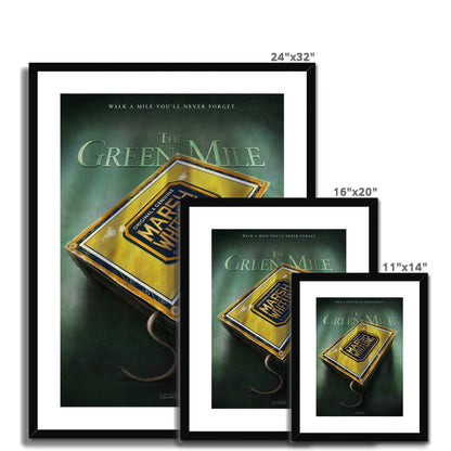 Green Mile Alternate Movie Poster Art Framed & Mounted Print