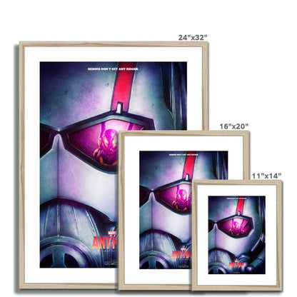 Antman Alternate Movie Poster Art Framed & Mounted Print