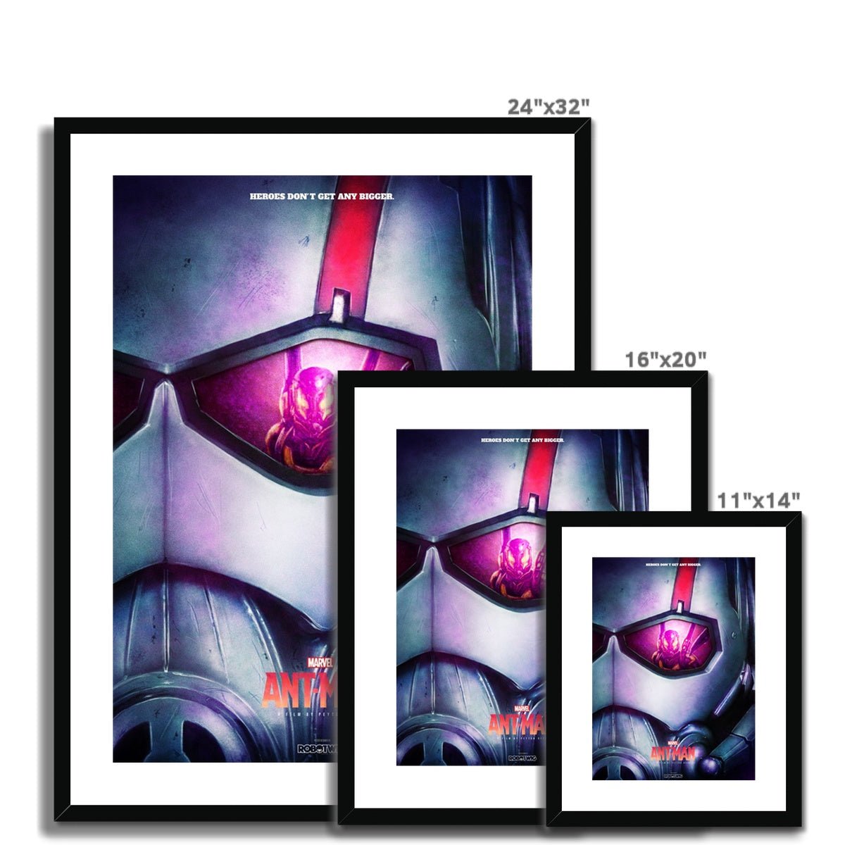 Antman Alternate Movie Poster Art Framed & Mounted Print
