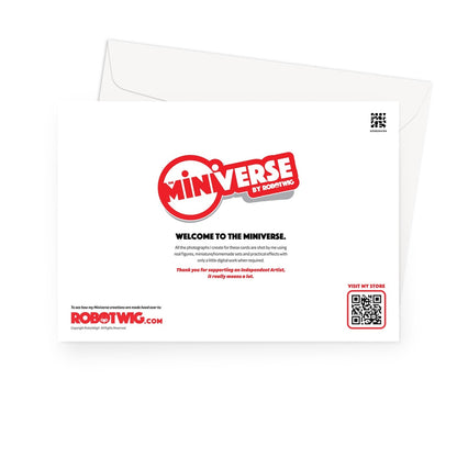Miniverse - Fresh Meat - Greetings Card