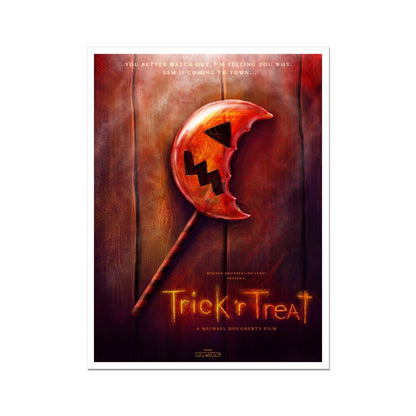 TrickrTreat Alternate Movie Poster Art Fine Art Print