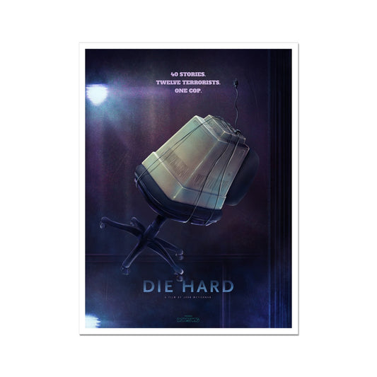 Die Hard Alternate Movie Poster Art Fine Art Print