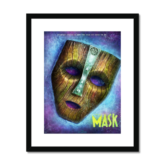Mask Alternate Movie Poster Art Framed & Mounted Print