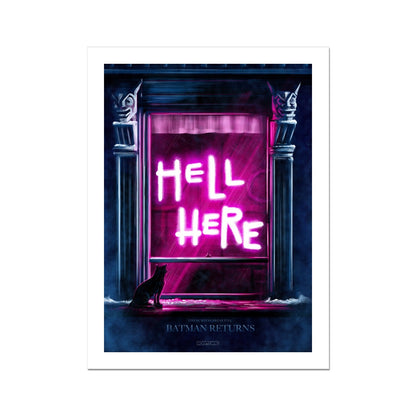 Hell Here Alternate Movie Poster Art Fine Art Print
