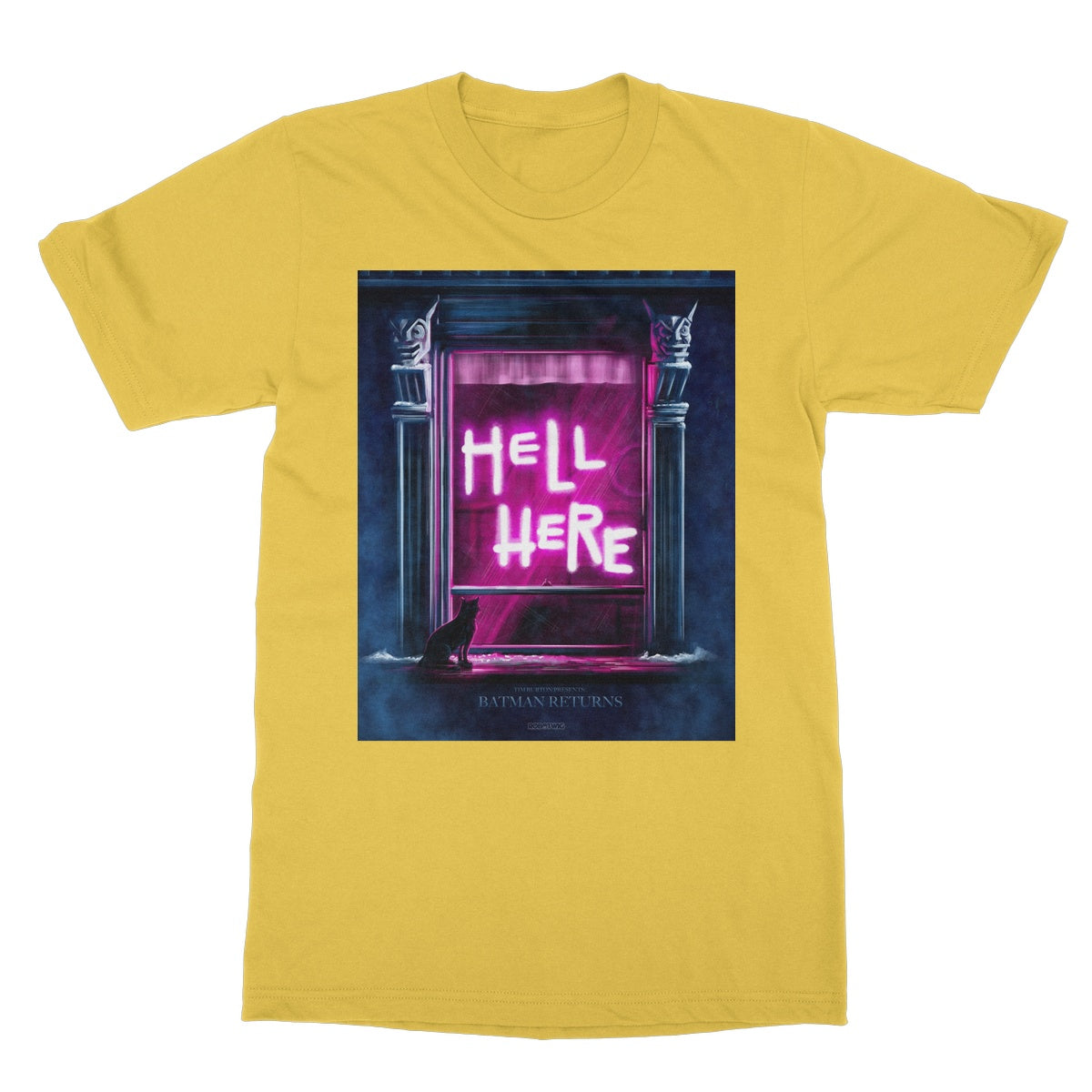 Hell Here Illustrated Tee Softstyle T-Shirt