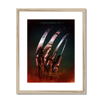 Freddy Alternate Movie Poster Art Framed & Mounted Print