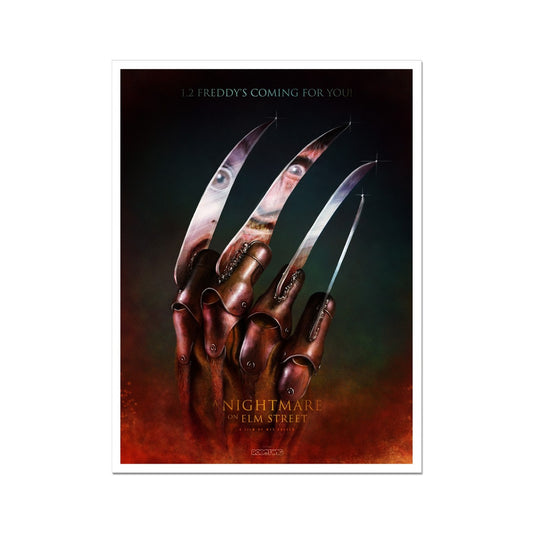 Freddy Alternate Movie Poster Art Fine Art Print