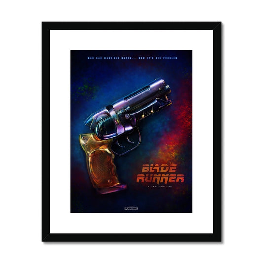 Bladerunner Alternate Movie Poster Art Framed & Mounted Print