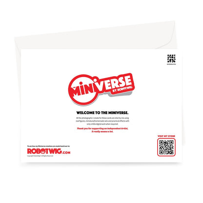 Miniverse - Boom Boom - Greetings Card