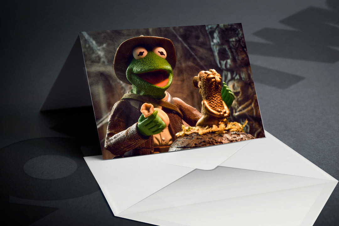 Miniverse - Indiana the Frog - Greetings Card